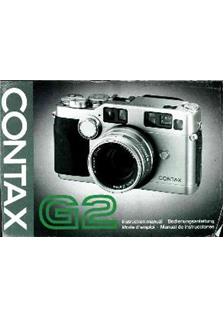 Contax G 2 manual. Camera Instructions.